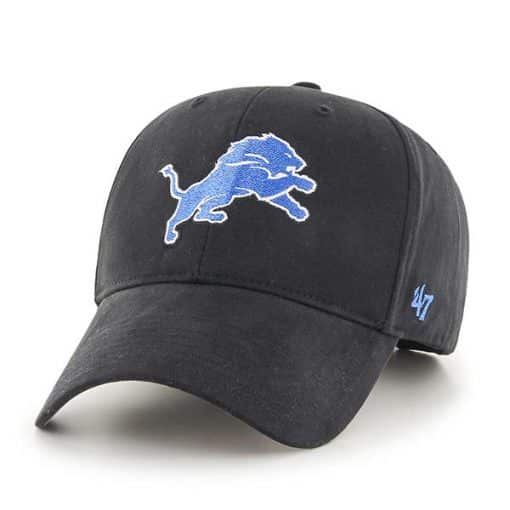 Detroit Lions 47 Brand Black MVP KIDS Adjustable Hat