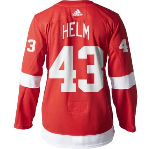 Darren Helm Detroit Red Wings Men's Adidas AUTHENTIC Home Jersey