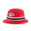 Kansas City Chiefs 47 Brand L/XL Striped Red Bucket Hat
