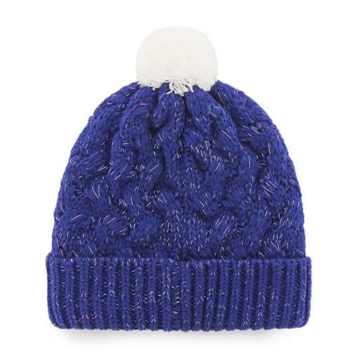 Los Angeles Dodgers Women's 47 Brand Blue Fiona Cuff Knit Hat Back