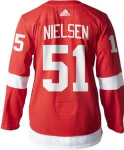 Nielsen Detroit Red Wings Men's Adidas AUTHENTIC Home Jersey