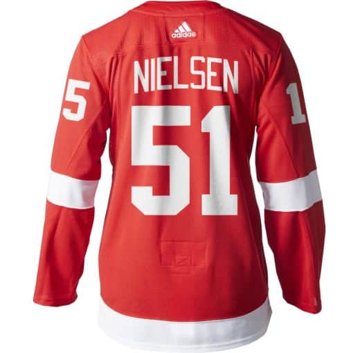 Nielsen Detroit Red Wings Men's Adidas AUTHENTIC Home Jersey
