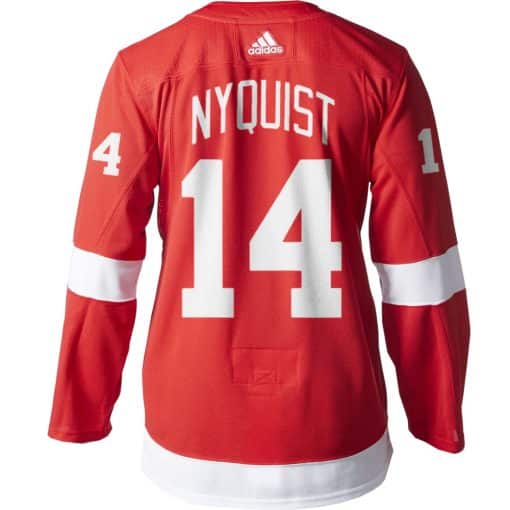 Nyquist Detroit Red Wings Men's Adidas AUTHENTIC Home Jersey