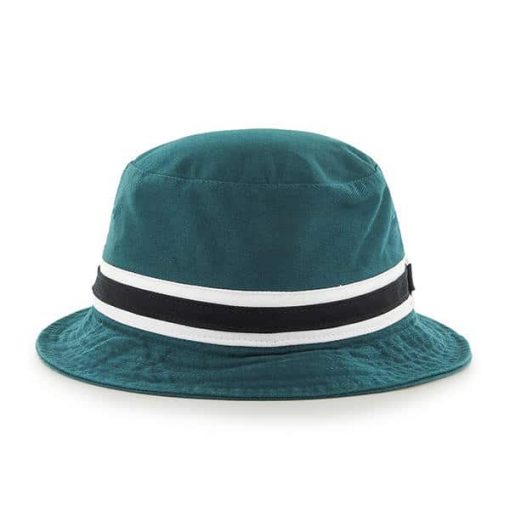 Philadelphia Eagles 47 Brand Striped Pacific Green Bucket Hat Back