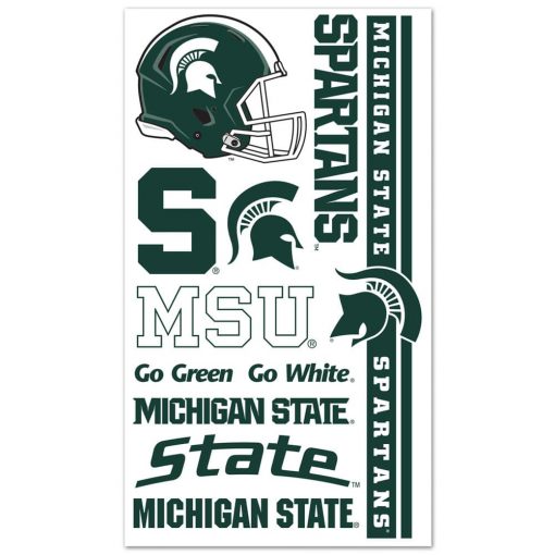 Michigan State Spartans Temporary Tattoos