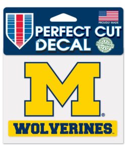 Michigan Wolverines 4x4 Perfect Cut Color Decal