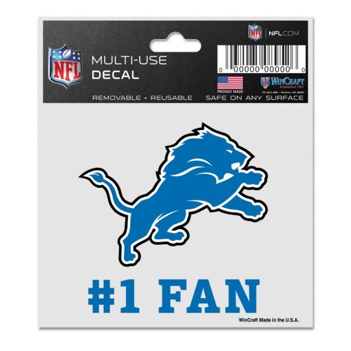 Detroit Lions 3x4 Multi-Use Decal