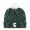 Michigan State Spartans Women's 47 Brand Logo Dark Green Fiona Cuff Knit Hat