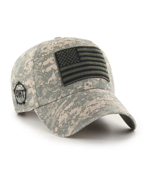 Operation Hat Trick Digital Camo Nilan 47 Brand Adjustable USA Flag Hat