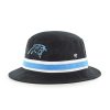Carolina Panthers 47 Brand Striped Bright Blue Bucket Hat