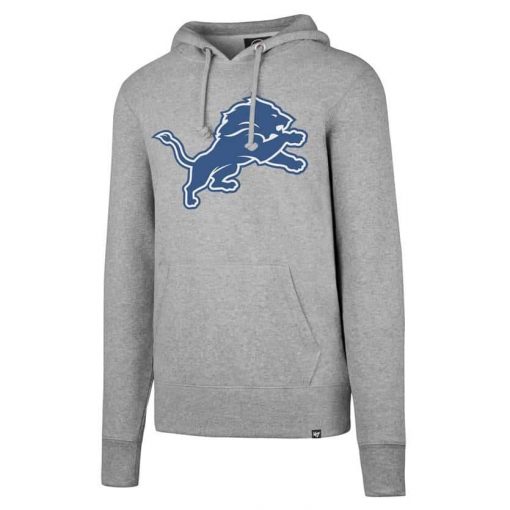 Detroit Lions 47 Brand Men's Headline Gray Hoodie