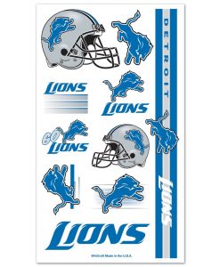 Detroit Lions Temporary Tattoos