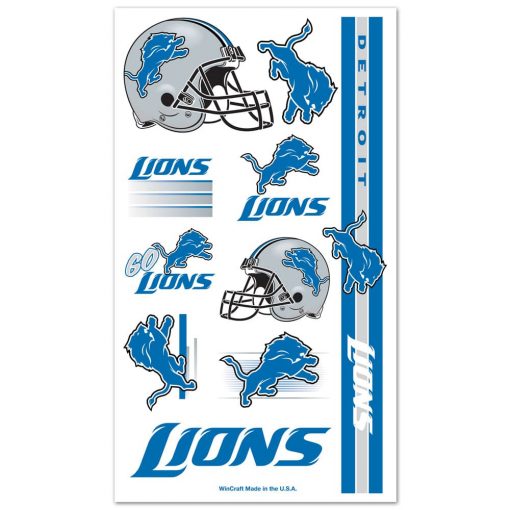 Detroit Lions Temporary Tattoos