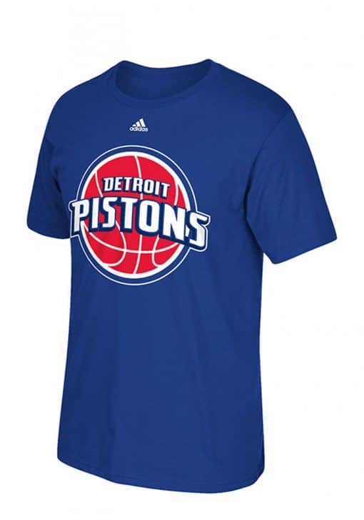 Detroit Pistons YOUTH Logo Adidas Blue T-Shirt