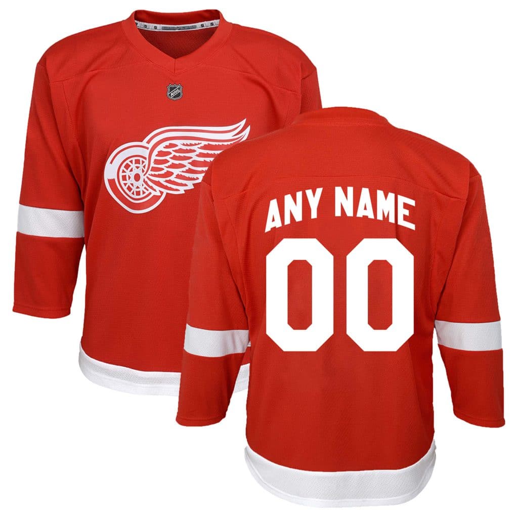 detroit red wings personalized jersey