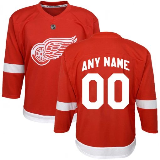 Detroit Red Wings CUSTOM Toddler Replica Home Jersey