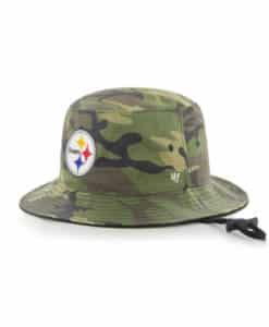 Pittsburgh Steelers 47 Brand Camo Bucket Hat