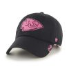Kansas City Chiefs Women's 47 Brand Pink Black Clean Up Hat