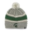 Michigan State Spartans 47 Brand Women's Leslie Knit Gray Hat