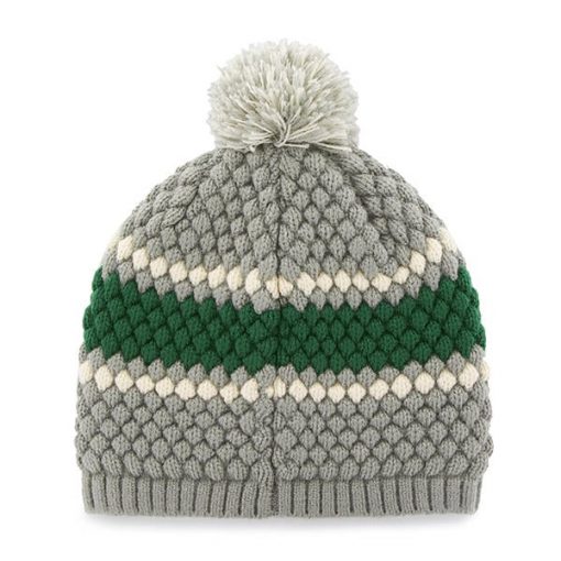 Michigan State Spartans 47 Brand Women's Leslie Knit Gray Hat - Image 2