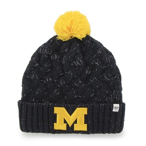 Michigan Wolverines Women's 47 Brand Fiona Cuff Knit Hat