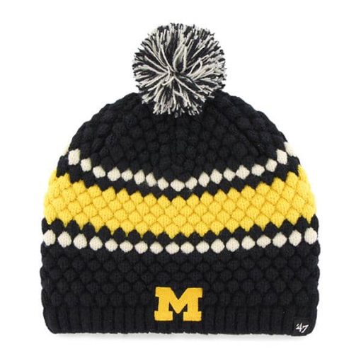 Michigan Wolverines Women's 47 Brand Leslie Knit Hat