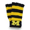 Michigan Wolverines Women's 47 Brand North Slope Fingerless Gloves