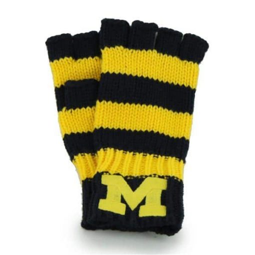 Michigan Wolverines Women's 47 Brand North Slope Fingerless Gloves