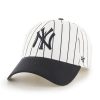 New York Yankees TODDLER 47 Brand Pinstripe White Adjustable Hat