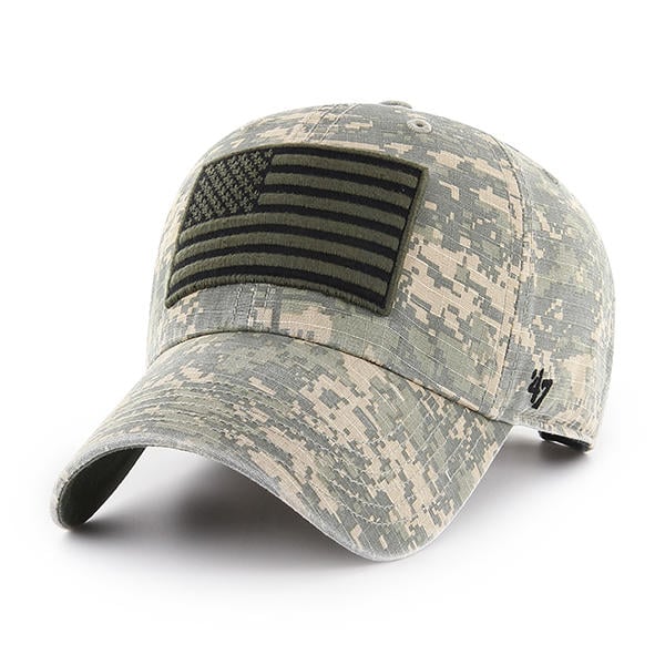 Operation Hat Trick Digital Camo Nilan 47 Brand Adjustable USA Flag Hat