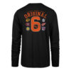 Original Six Men's 47 Brand Black Long Sleeve T-Shirt Tee