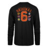 Original Six Men's 47 Brand Black Long Sleeve T-Shirt Tee