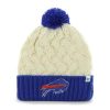 Buffalo Bills Women's 47 Brand Natural Cuff Knit Hat