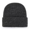 Pittsburgh Steelers 47 Brand Brain Freeze Black Gray Cuff Knit Hat Back