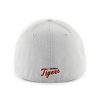 Detroit Tigers 47 Brand Franchise Gray Navy Logo Fitted Hat Back