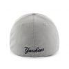 New York Yankees 47 Brand Franchise Gray Navy Logo Fitted Hat Back