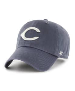Cincinnati Reds 47 Brand Vintage Navy Clean Up Adjustable Hat