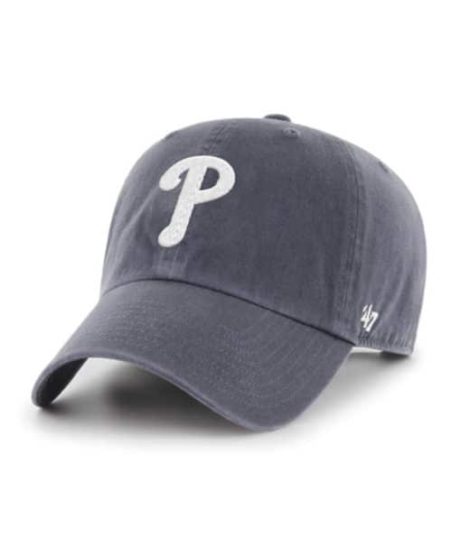 Philadelphia Phillies 47 Brand Vintage Navy Clean Up Adjustable Hat