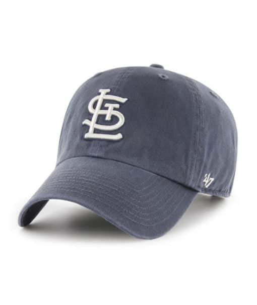 St. Louis Cardinals 47 Brand Vintage Navy Clean Up Adjustable Hat