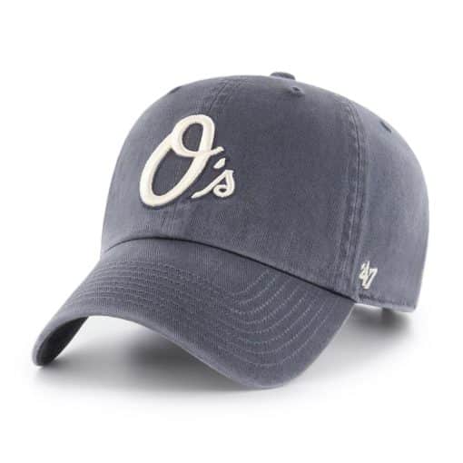 Baltimore Orioles 47 Brand Vintage Navy Clean Up Adjustable Hat