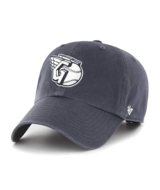 Cleveland Guardians 47 Brand Vintage Navy Clean Up Adjustable Hat ...