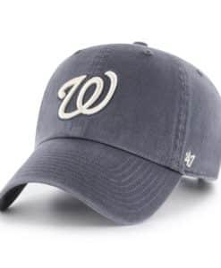 Washington Nationals 47 Brand Vintage Navy Clean Up Adjustable Hat