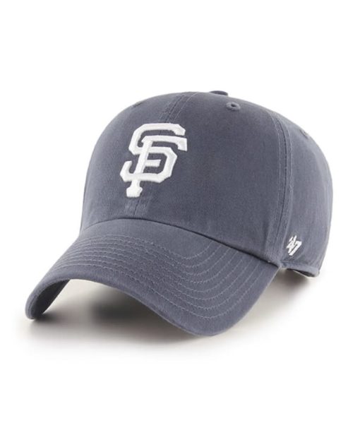 San Francisco Giants 47 Brand Vintage Navy Clean Up Adjustable Hat