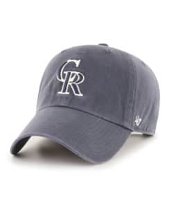 Colorado Rockies 47 Brand Vintage Navy Clean Up Adjustable Hat