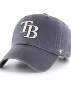 Tampa Bay Rays 47 Brand Vintage Navy Clean Up Adjustable Hat