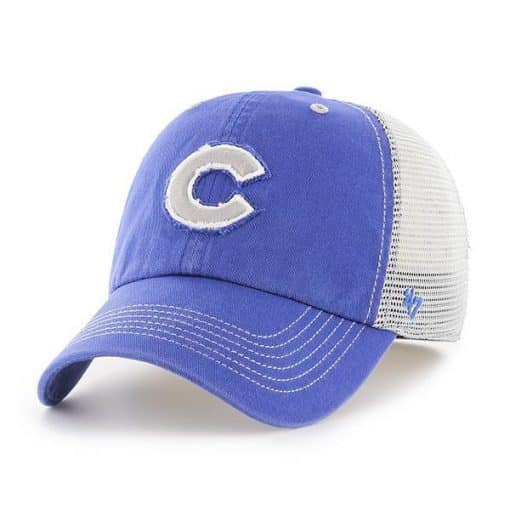 Chicago Cubs 47 Brand Taylor Closer Blue Stretch Fit Hat