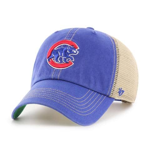 Chicago Cubs 47 Brand Trawler Blue Clean Up Adjustable Hat
