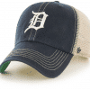 Detroit Tigers 47 Brand Trawler Navy Clean Up Adjustable Hat