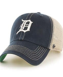 Detroit Tigers 47 Brand Trawler Navy Clean Up Mesh Snapback Hat