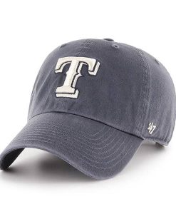 Texas Rangers 47 Brand Vintage Navy Clean Up Adjustable Hat